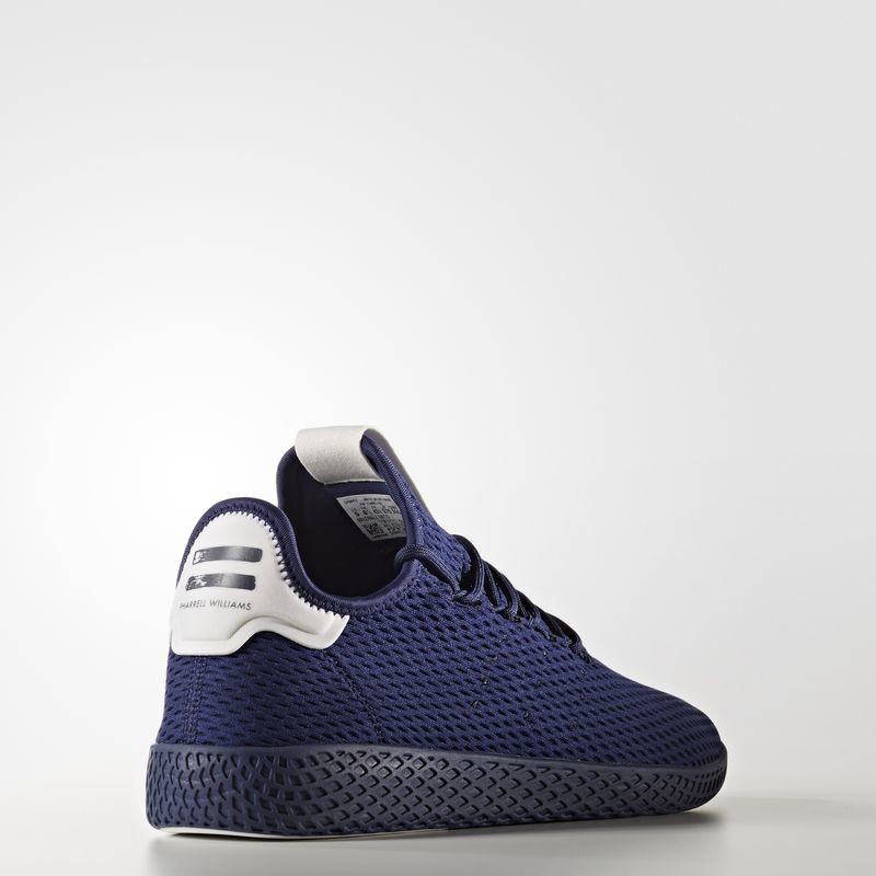 Pharrell Williams x adidas Tennis HU Dark Blue BY8719 Grailify